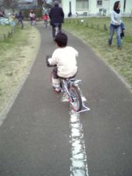 小金井公園で自転車