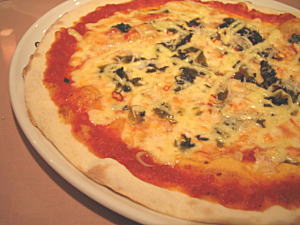 高菜とじゃこのピッザ