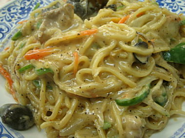 マヨやきそば　黒胡椒バージョン