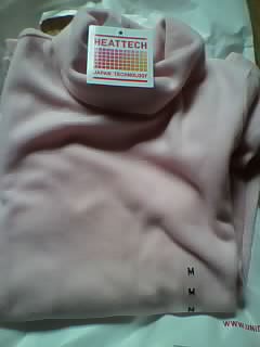 ヒートテック、あったかそう