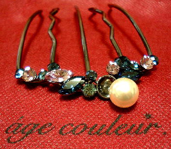 ５本足コーム　パール