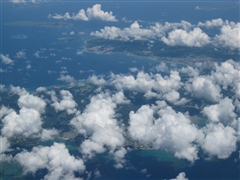 空からの沖縄本島