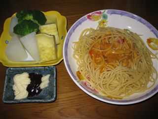 今日の晩ご飯