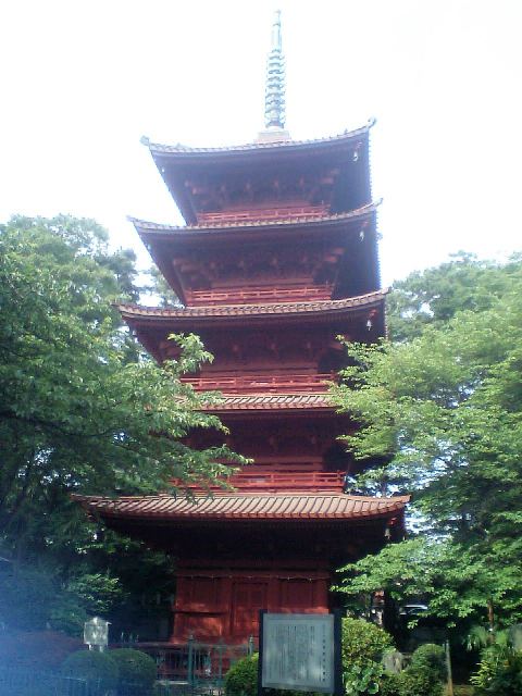 法華経寺　五重塔