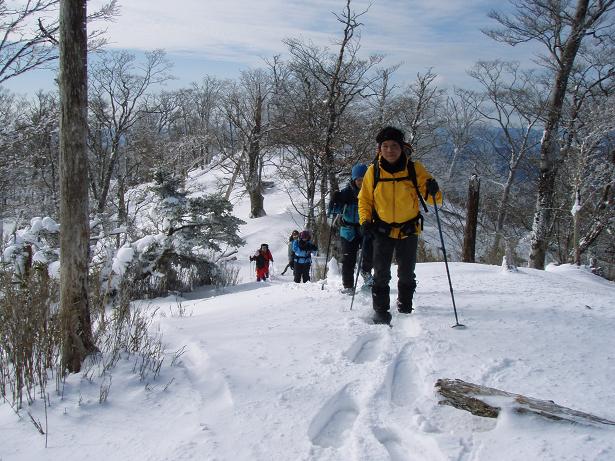 スノーシュー隊前へ～
