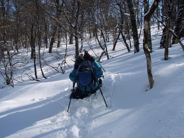 明神岩めがけて～～