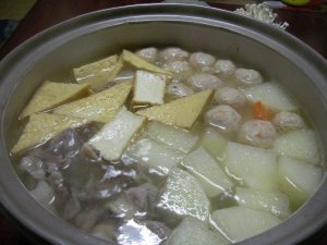 ラーメン鍋あっさり塩味