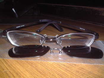 新しく買った眼鏡