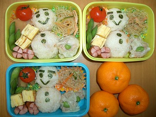 雪だるま弁当