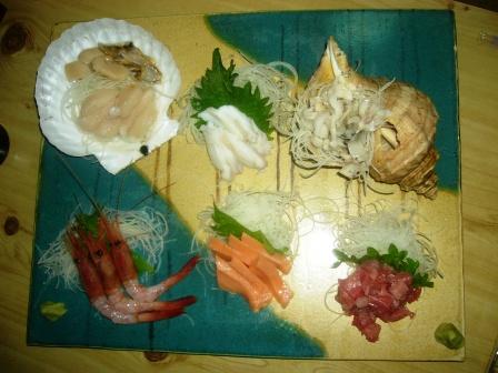 大将のもてなし　刺身盛り