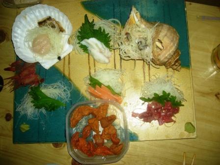 刺身盛り＋無添加生ウニ