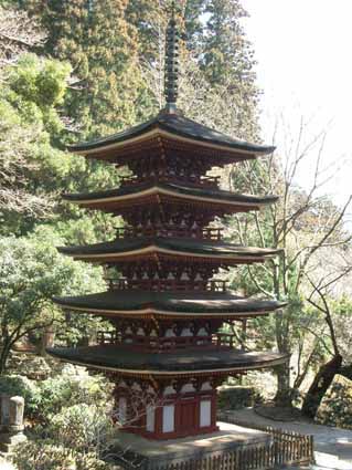 室生寺５重の棟