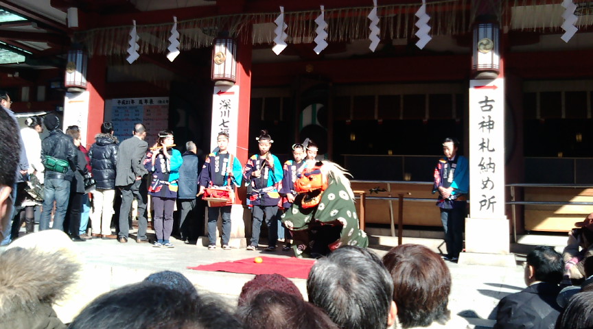 2009深川八幡　獅子舞2