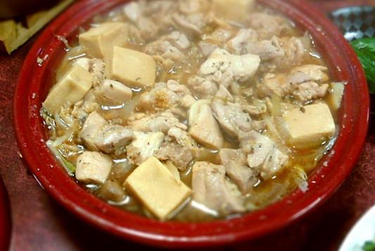 タジン　味噌チキン