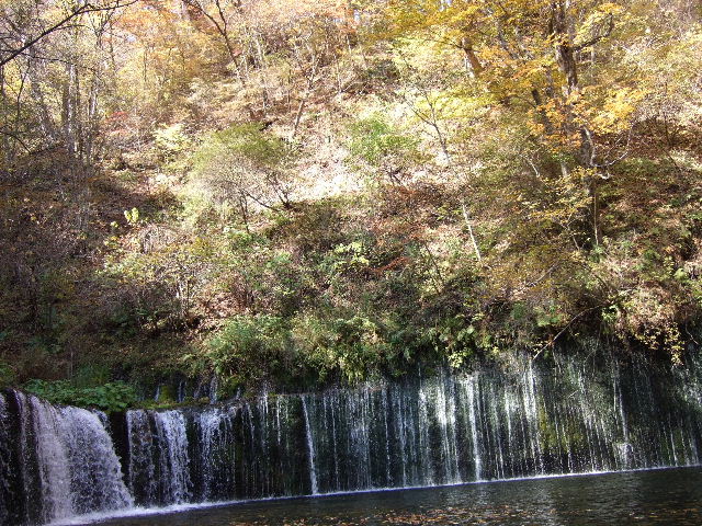 白糸の滝、軽井沢
