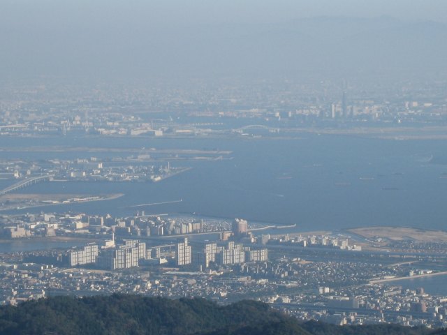 大阪淀川が見えた