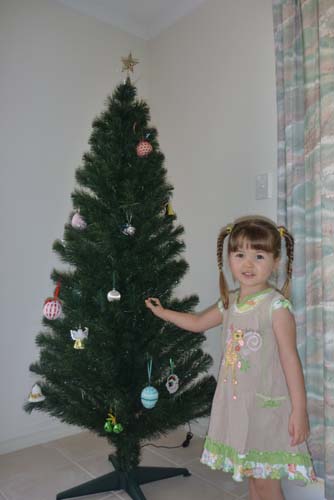 daughter on tree
