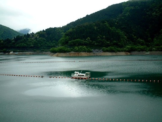 H14.5.18　奥多摩湖にて。