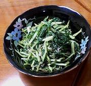 水菜のじゃこ炒め