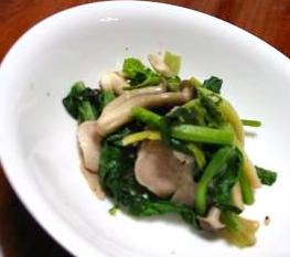 ベーコンとホウレン草