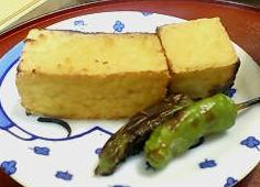 厚揚げ　　ししとう