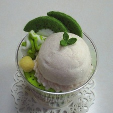 キウイのパフェ