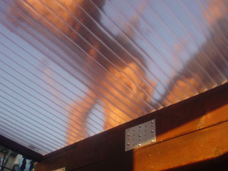 波板取り付け完了