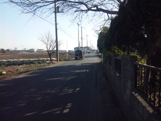 狭山市内の鎌倉街道