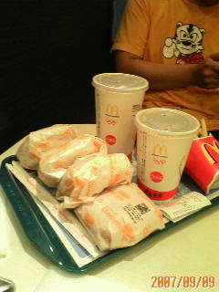 わんこチーズバーガー♪