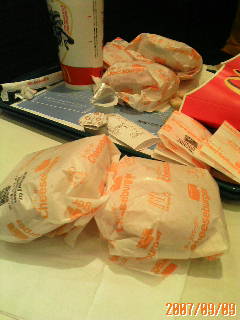 わんこチーズバーガー♪その２