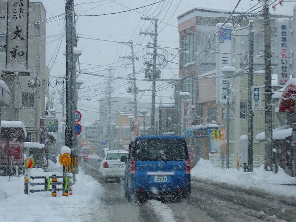 二本松市の雪