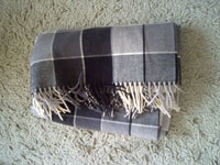 大判チェックストール