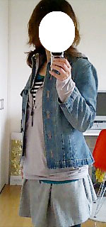 フード付き深ヘンリーロングカットソー01