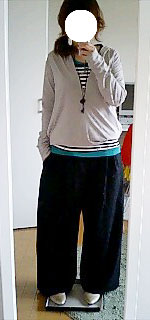 フード付き深ヘンリーロングカットソー04