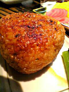 焼きおにぎり 一個 200円