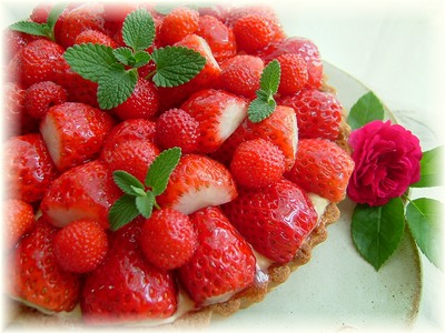 イチゴのタルト