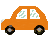 車オレンジ