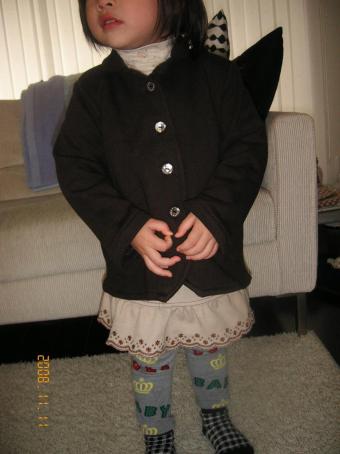 ジャケット試着