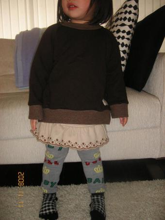 トレーナー2試着