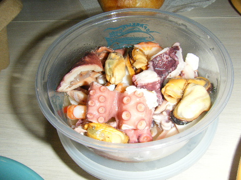 シーフードの酢漬け